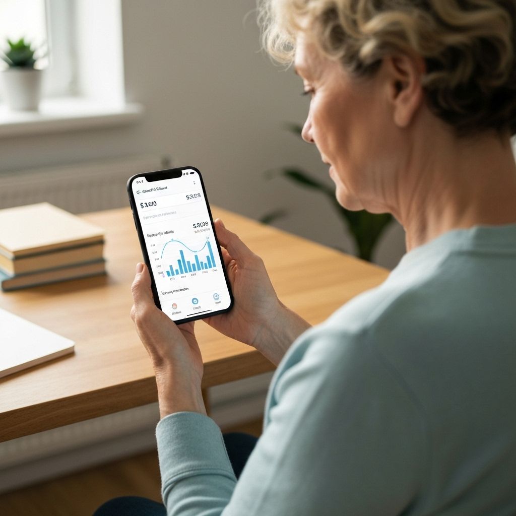 Mobile credit card management app interface